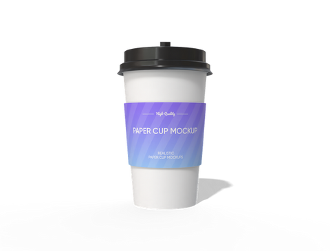 coffee cup with sleeve