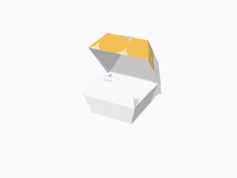 Burger square box