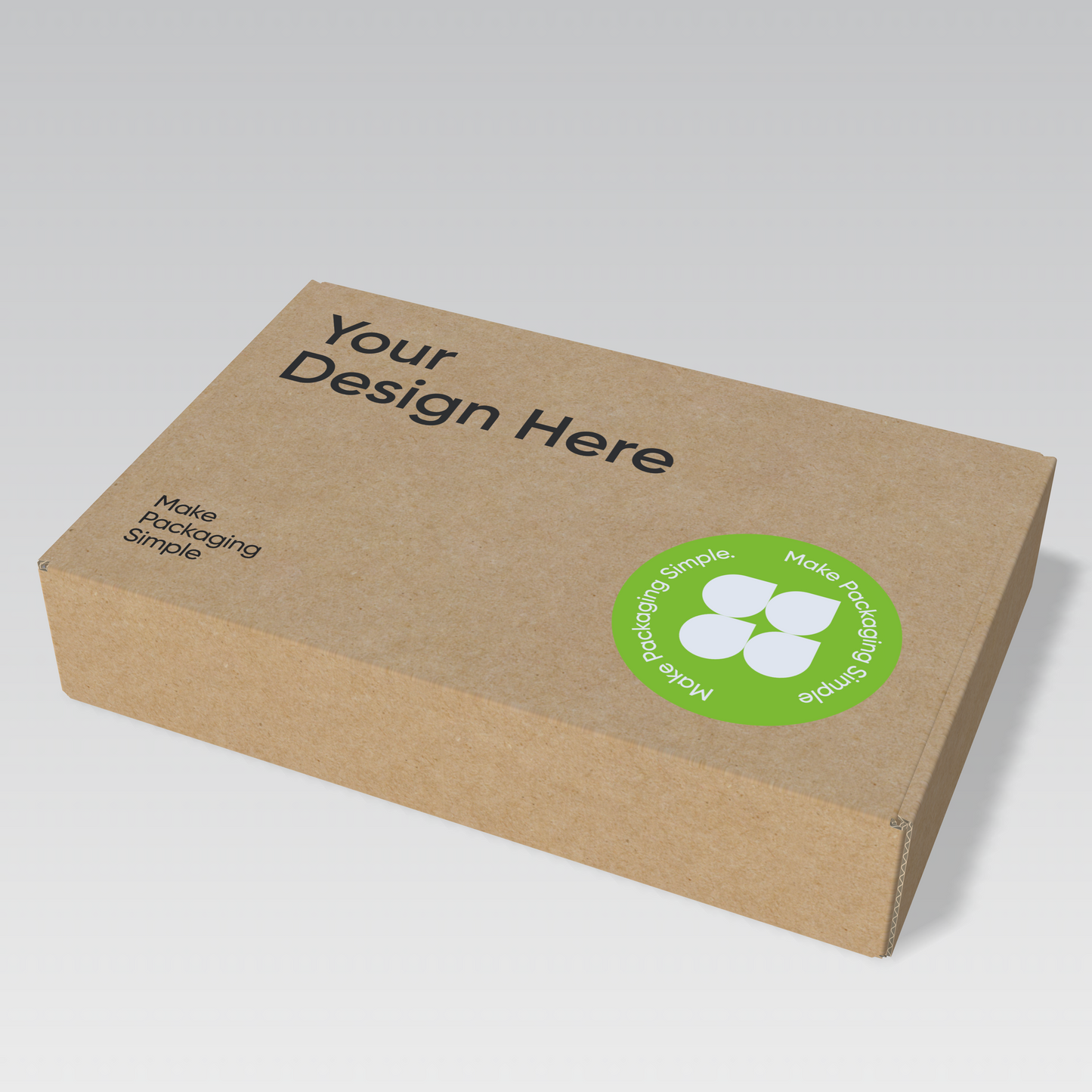 Tab Lock Roll End Corrugated Box PackHubs